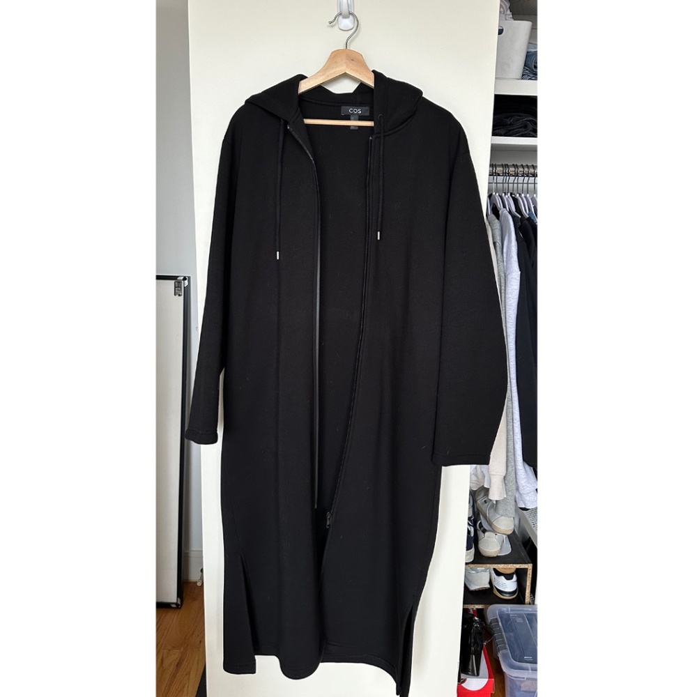 COS Longline Jersey Parka